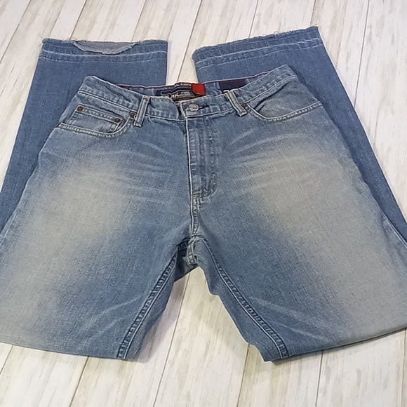 QuikSilver Regular Fit Straight Leg Blue Jeans Size 30x32 - Picture 3 of 16